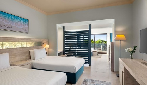 Family Room, 1 Double Bed with Sofa bed, Garden View