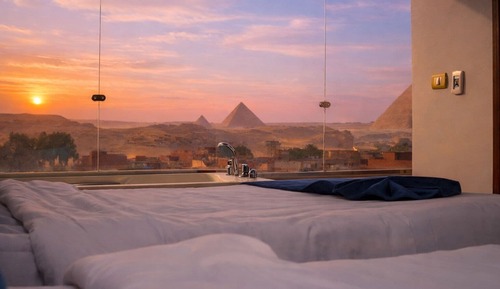 Deluxe Double or Twin Room, Desert View, Mountainside
