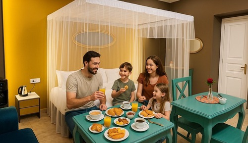 Family Quadruple Room, City View