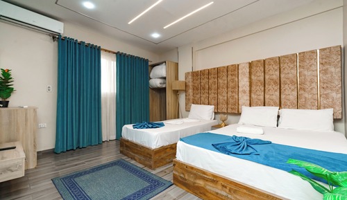 Two-Bedroom Apartment with Balcony and Terrace