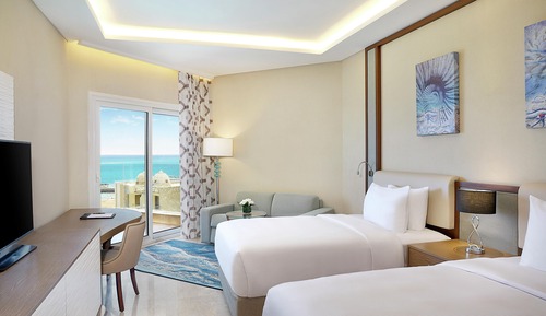 Superior Room, 2 Twin Beds, Balcony, Sea View