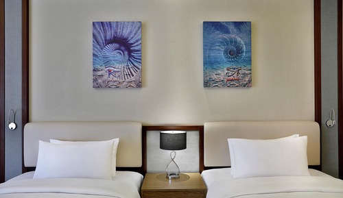Deluxe Room, 2 Twin Beds, Sea View