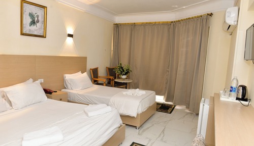 Room with partial sea view from the side