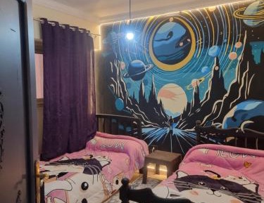 Single Bed in Dormitory Room
