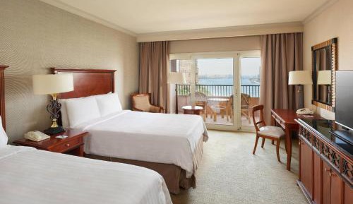 Deluxe Nile View Room, 2 Double, Balcony