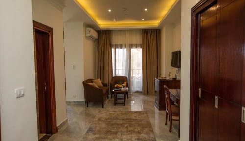 Renovated superior double room garden partial view