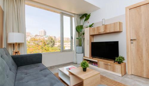 One-Bedroom Apartment with Garden View