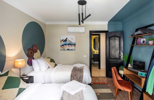 Heliopolis Apartment | Xuru Stays I Waterfront Designer 2BR - 5 min to Airport