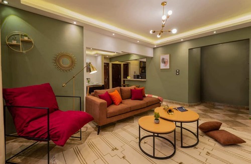 Heliopolis Apartment | Xuru Stays I Play Foosball & Do Yoga - 1 BR Apt. 5 Min To Airport