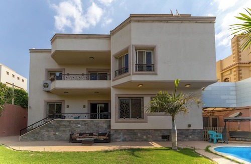 Sheikh Zayed City Villa | villa In Beverly Hills with pool