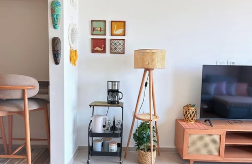 El Gouna Apartment | Cozy Boho 1BDR + Sofa Bed, Pool View in Kamaran
