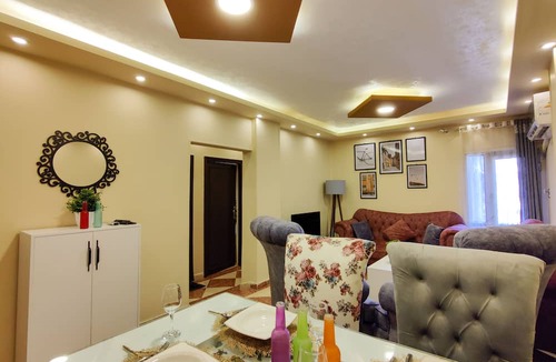 Al Haram Apartment | Charming 3BR Apartment for Families and Couples in Heart of Giza