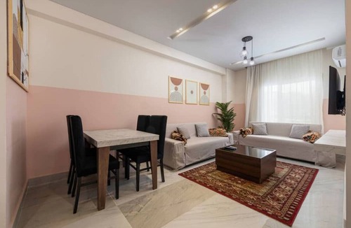New Cairo Apartment | Boho 2BR Apt with Private Garden by Travelholic