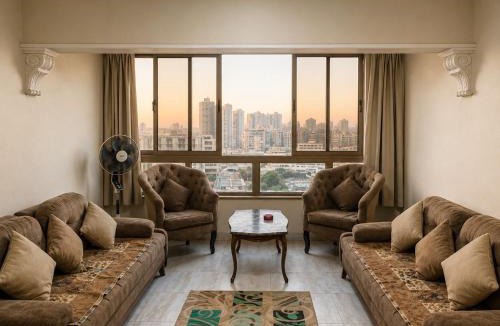 As-Sajil Apartment | Amazing apartment Nile and garden view overlooking Nasser Institute gardens شقة فاخرة بإطلالة مميزة على النيل و علي حدائق معهد ناصر