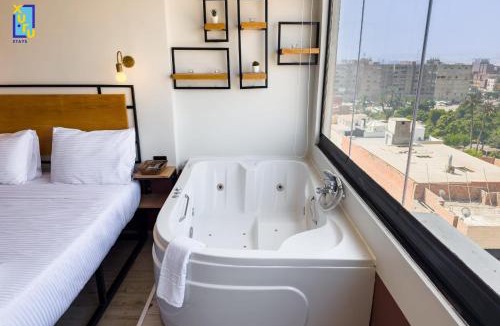 Al Haram Apartment | Jacuzzi Studio By The Historic Pyramids Apt4