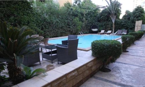Village Road Apartment | Casa Hurghada-2-Bedroom Pool View Apartment