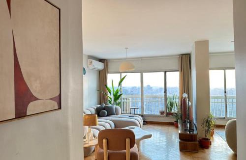 Zamalek Apartment | Panoramic Luxury Nile & Skyline View in Zamalek