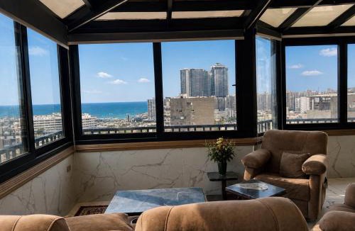 Sidi Jabir Apartment | Sea View Stay Jacuzzi Gym Sauna Alexandria