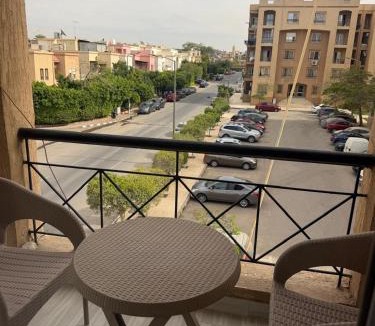 Al Rehab Apartment | Elegant 2-Bedroom Apartment Rehab City Villa view New Cairo