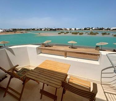 El Gouna Apartment | The White Haven - Lagoon & Sea View