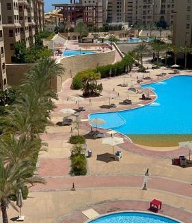 Al-Hammam Apartment | شاليه مجهز لكل تفاصيل الإجازه المثالية بمنتجع اكوا فيو الساحل الشمالي