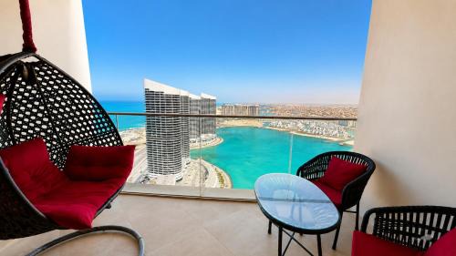 Marina El Alamein House | Luxury Sea and lagoon View Studio - New Alamein Tower - code 32