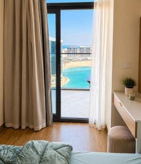 Marina El Alamein House | Luxury Sea and lagoon View Studio - New Alamein Tower - code 32