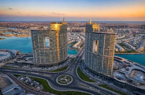 Marina El Alamein House | Luxury Sea View Studio -North Coast - New Alamein Tower - code 03