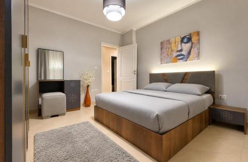 Nasr City Apartment | Bright 3BR Nasr City Stay Balcony and BBQ