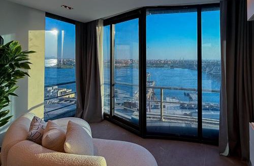 Maadi Apartment | Panoramic Nile View 3BR Apartment