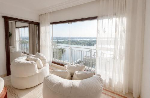 Cairo Apartment | The Nile Horizon Luxury Duplex w Panoramic View