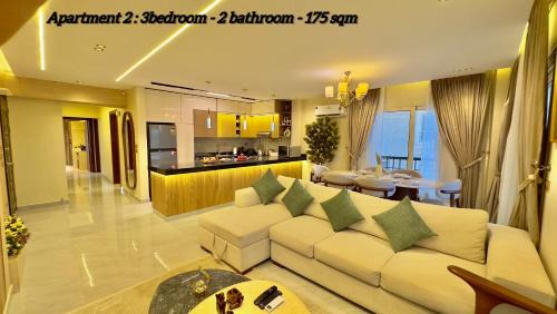 Cairo Apartment | Ultra Luxury 3BR with Pools ,Sports ,Dining in Gated compound, Close to all sites