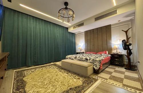 New Cairo Villa | 7 BR Private Entire Smart House with Heated Pool, Waterfall, Garden