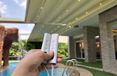 New Cairo Villa | 7 BR Private Entire Smart House with Heated Pool, Waterfall, Garden