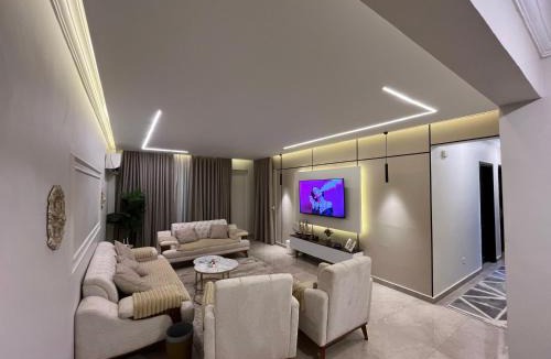 Sheikh Zayed City Apartment | A serviced three - bedroom apartment exclusively for you, located in one of the best areas in Sheikh Zayed