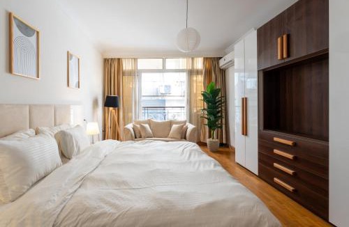 Gezira Apartment | Central Japandi Style One-Bedroom Apartment in Zamalek