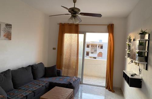 Dawwar Saqr Apartment | Marhaba Beach 2 bedroom apartment with air conditioner Egyptian only