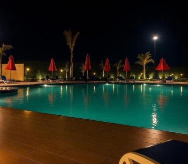 Al-Manasrah Ski Chalet | Luxurious Chalet with Ocean Views in Porto Said Resort