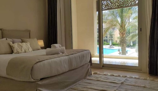 Mangroovy Magic PoolView 1BR in Beachfront Complex in El Gouna