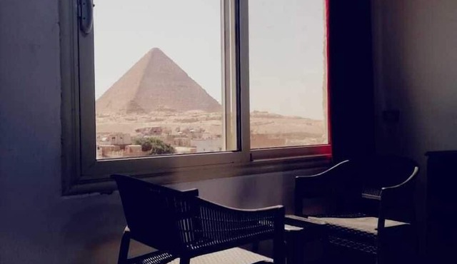 Middle East Pyramids View in Giza