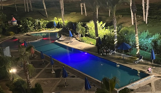 Charming Pool-View Chalet with Aqua Park Access, Golf Porto Marina in Golf Porto Marina