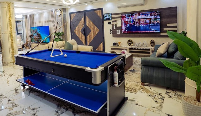 The "Villa of Dreams VIP" is reserved exclusively for families. The renter is required to provide a security deposit, which will be refunded upon checkout. in Giza Governorate
