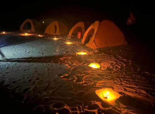 Overnight camping at white desert , white desert safari trip in Cairo