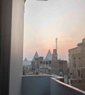 King Pyramids hostel view in Cairo