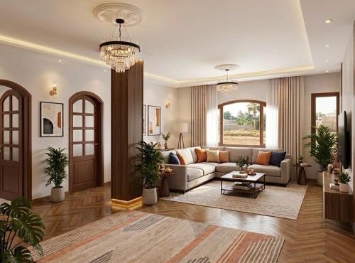 Luxury Villa Duplex Escape Near Mohandessin in Zāwiyat Nābit