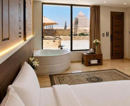 Queen Hathor Pyramids View in Cairo