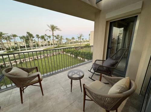 Chill Vibes 6-BR Villa at Marassi First row beach